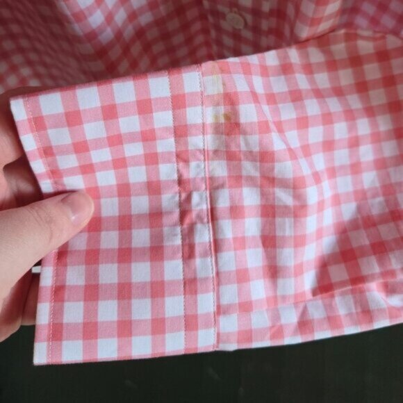 Polo by Ralph Lauren Pink Checkered Dress Shirt 16.5-34 - Picture 4 of 4